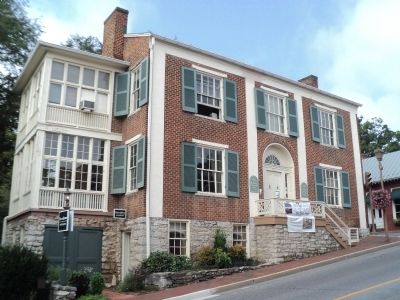 Marker in Historic Lexington image. Click for full size.