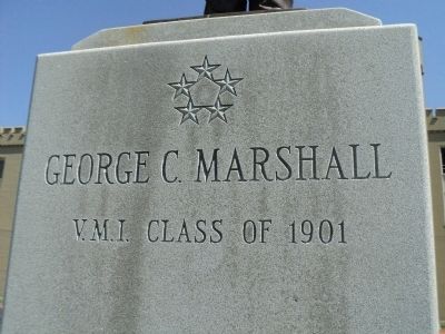 George C. Marshall Marker image. Click for full size.