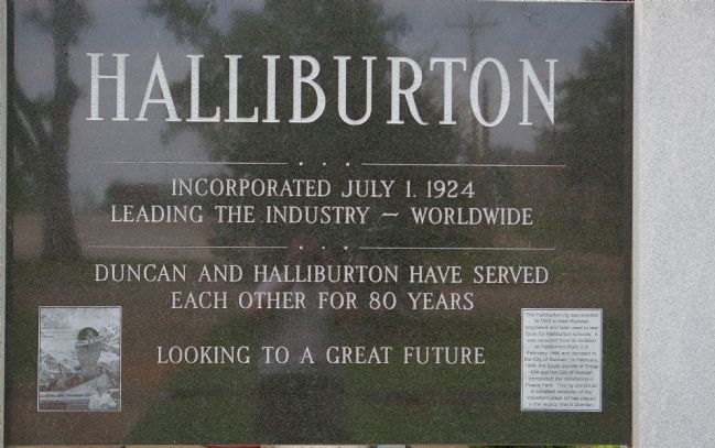 Halliburton Pavilion Marker image. Click for full size.