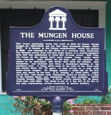 The Mungen House Marker image. Click for full size.