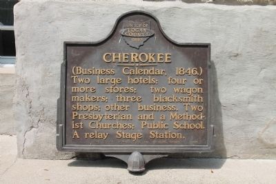 Cherokee Marker. Click for full size. Cherokee Marker image. Click for full size.