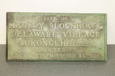 Manary Blockhouse Marker image. Click for full size.