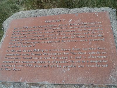 Redoubt 7 Marker. Click for full size. Redoubt 7 Marker image. Click for full size.