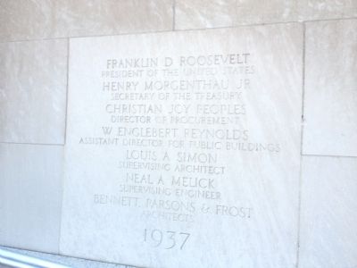 Cornerstone of FTC Building image. Click for full size.