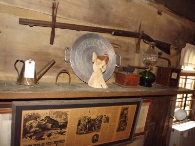 David Crockett's Last Home - Fireplace. Click for full size. David Crockett's Last Home - Fireplace image. Click for full size.