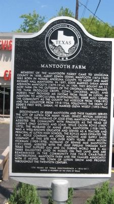 Mantooth Farm Marker image. Click for full size.