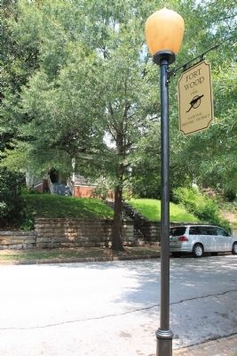 S.W. Angle of Fort Wood Marker. Click for full size. S.W. Angle of Fort Wood Marker image. Click for full size.