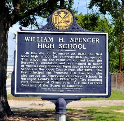 William H. Spencer High School Marker image. Click for full size.