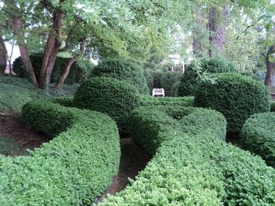 Garden at the Woodrow Wilson Birthplace image. Click for full size.