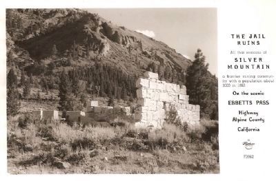 Vintage Postcard - City Jail Foundation image. Click for full size.