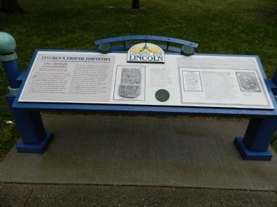 Lincoln's Friend Johnston Marker image. Click for full size.
