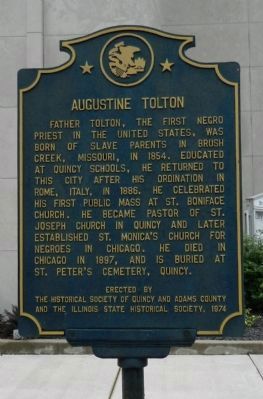 Augustine Tolton Marker image. Click for full size.