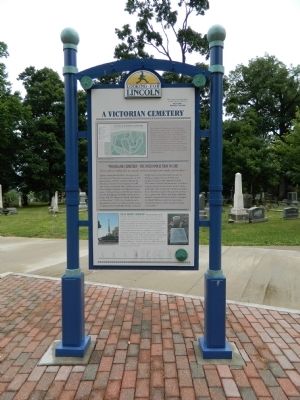A Victorian Cemetery Marker. Click for full size. A Victorian Cemetery Marker image. Click for full size.