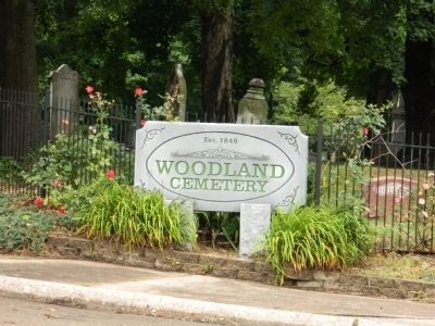 Woodland Cemetery. Click for full size. Woodland Cemetery image. Click for full size.