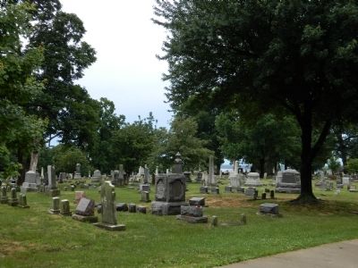 Woodland Cemetery. Click for full size. Woodland Cemetery image. Click for full size.