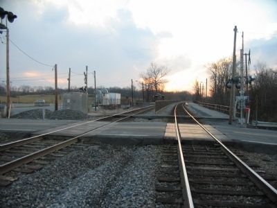 Railroad at the site of Duffield's Depot image. Click for full size.