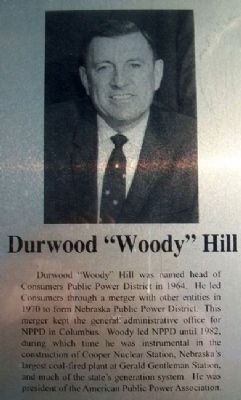 Woody Hill on Columbus Area Business Hall of Fame Marker image. Click for full size.