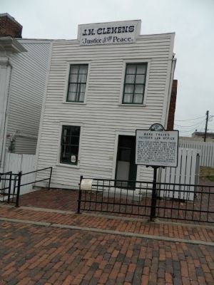 Mark Twain's Father's Law Office. Click for full size. Mark Twain's Father's Law Office image. Click for full size.