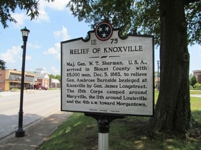 Relief of Knoxville Marker image. Click for full size.