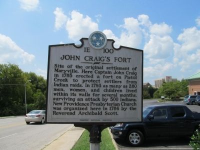 John Craig's Fort Marker image. Click for full size.