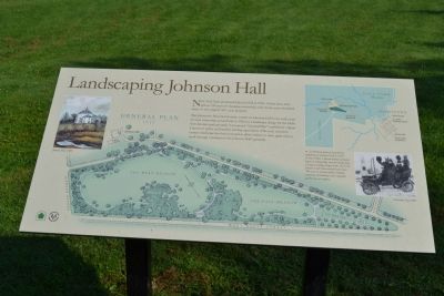 Landscaping Johnson Hall Marker image. Click for full size.