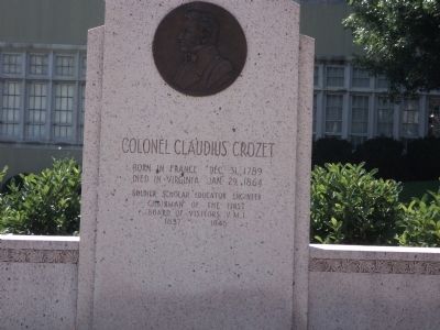 Colonel Claudius Crozet Marker image. Click for full size.