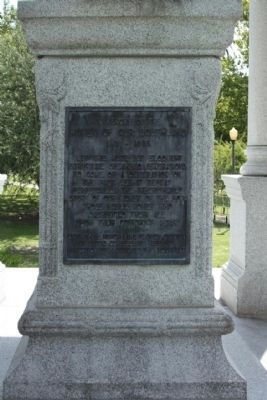 The Monument to Women of the Southern Confederacy Marker image. Click for full size.