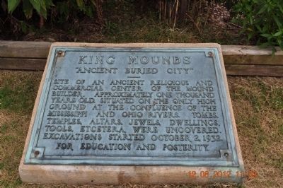 King Mound Marker image. Click for full size.