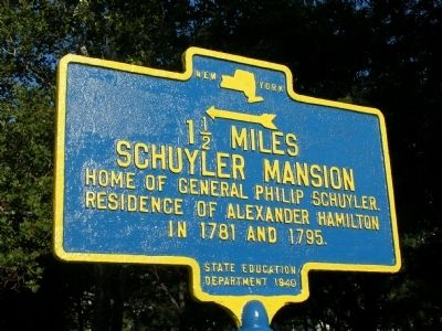 Schuyler Mansion Marker image. Click for full size.