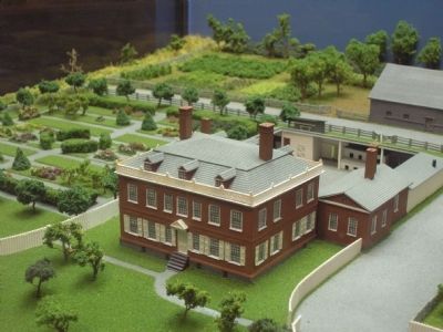 Schuyler Mansion Diorama image. Click for full size.