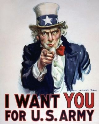Uncle Sam Wants You image. Click for full size.