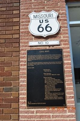 Civil War Marker image. Click for full size.