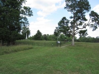 Groveton Confederate Cemetery Marker. Click for full size. Groveton Confederate Cemetery Marker image. Click for full size.