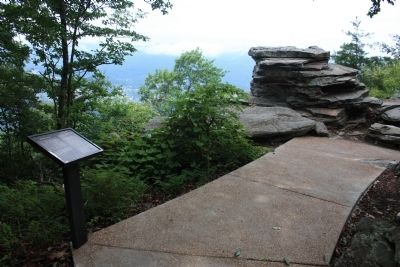 Mountain Cliffs - Cherokee Geology Marker. Click for full size. Mountain Cliffs - Cherokee Geology Marker image. Click for full size.