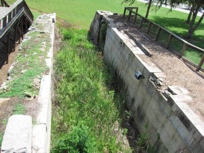 Portion of the Old Canal Lock. Click for full size. Portion of the Old Canal Lock image. Click for full size.