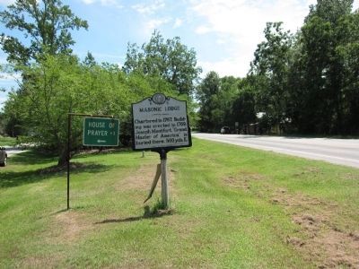 Masonic Lodge Marker image. Click for full size.