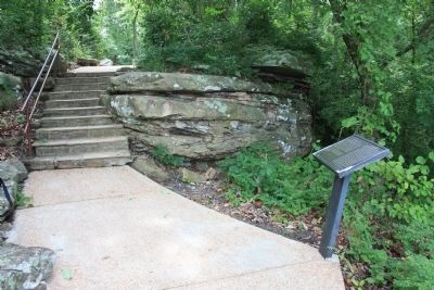 Mountain Cliffs - Cherokee Geology Marker. Click for full size. Mountain Cliffs - Cherokee Geology Marker image. Click for full size.