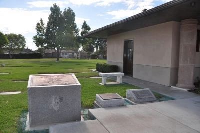 Anaheim Cemetery Marker - in 2012 image. Click for full size.