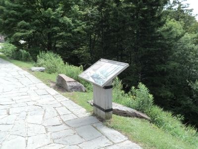 Marker in Great Smoky Mountains NP image. Click for full size.