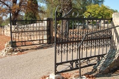 Altaville Cemetery Gates. Click for full size. Altaville Cemetery Gates image. Click for full size.