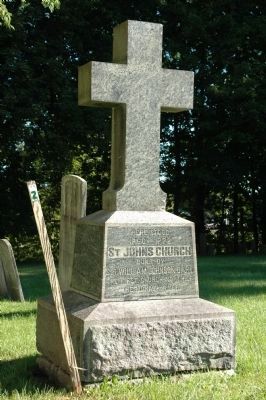 Site of First St John's Church Memorial image. Click for full size.