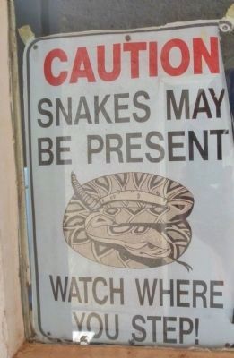 A very important sign at the ranch.... Click for full size. A very important sign at the ranch... image. Click for full size.