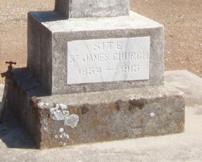 Site St. James Church Marker image. Click for full size.