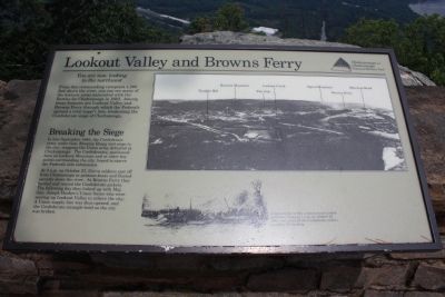 Lookout Valley and Browns Ferry Marker image. Click for full size.