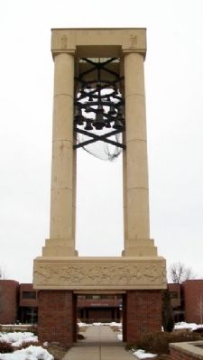 Kearney State College Memorial Carillon Tower image. Click for full size.