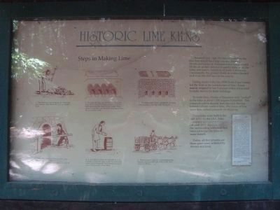 Historic Lime Kilns Marker image. Click for full size.