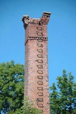 Detail of the Hubbel Chimney in Northville image. Click for full size.