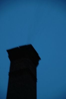 Chimney Swifts Entering the Chimney image. Click for full size.