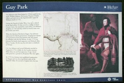 Guy Park Marker. Click for full size. Guy Park Marker image. Click for full size.