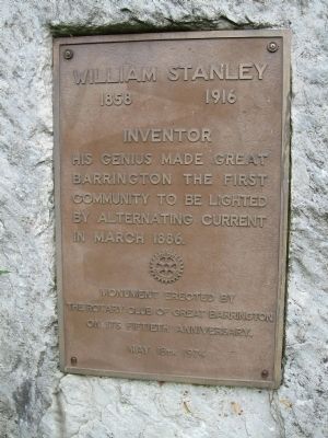 William Stanley Marker image. Click for full size.